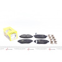 Колодки гальмівні (передні) Toyota Avensis 2.0D/2.2D 09- (Bosch) Q+
