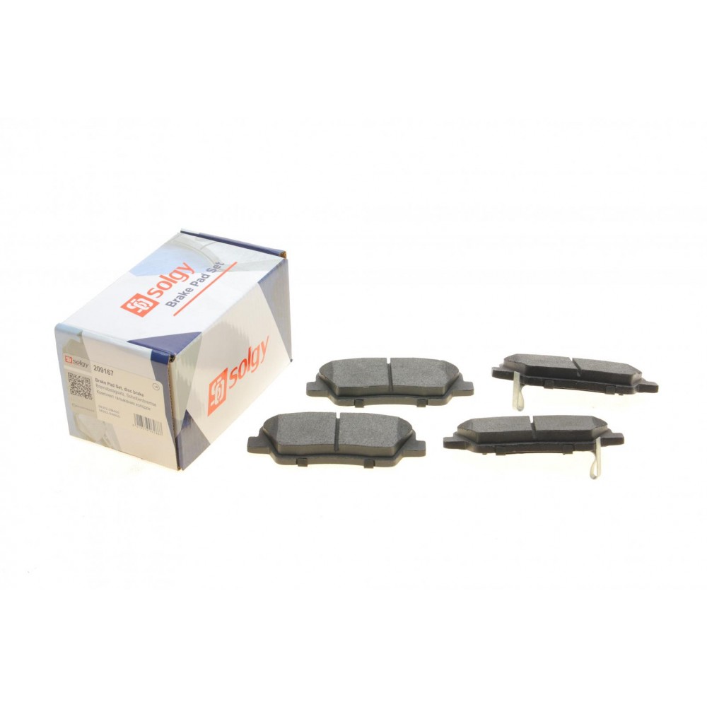 Колодки гальмівні (задні) Hyundai Santa Fe II/III/IV 06-/Genesis/Kia Sorento II/III 09-/Stinger 17-