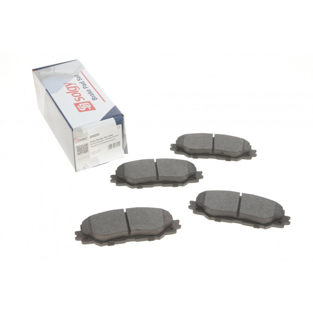 Колодки гальмівні (передні) Toyota Corolla 01-18/Auris 07-12/Rav4 III 05-/Yaris/Prius+ 12-