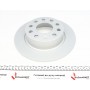 Диск гальмівний (задній) Audi A3/Seat Leon/Skoda Octavia/VW Golf 04- (256x10) (з покриттям) (повний)