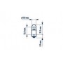 Автолампа T2W 24V 2W BA9s Standard