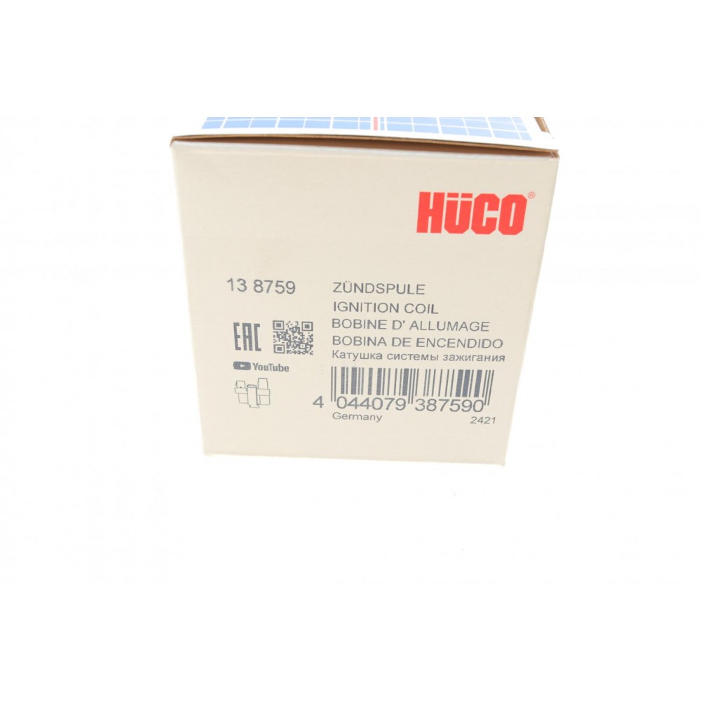 Котушка запалювання Renault Kangoo/Megane 1.4-1.6 96- (HÜCO)