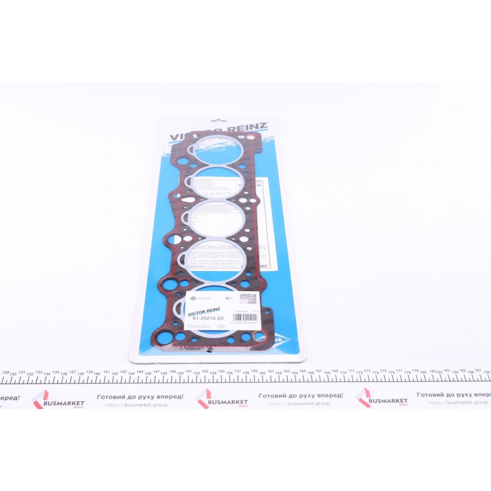Прокладка ГБЦ VW T4 2.4 D 90-98, Ø81,00mm, 1.61mm, 3 метки, (арамідна)
