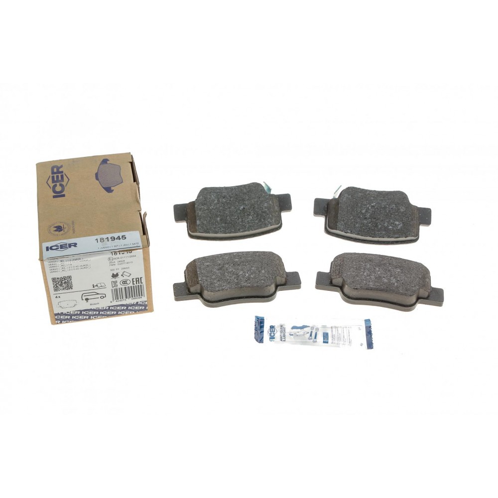 Колодки гальмівні (задні) Toyota Verso 09-18