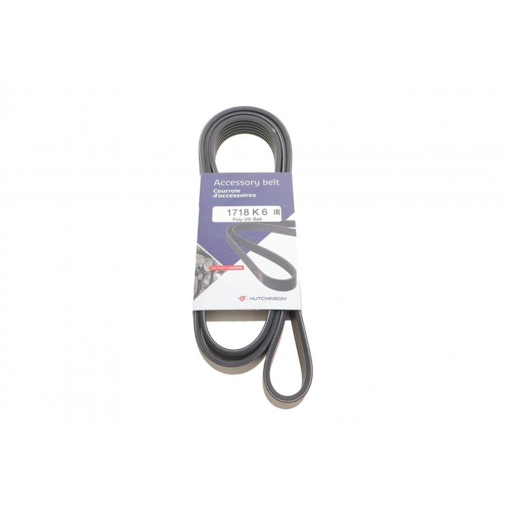 Ремінь генератора VW LT 2.5TDI -06/T4 2.5 91-03/Ford Connect 1.8 TDCi 02-07 (6PK1718)