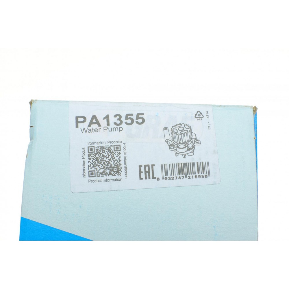 Помпа води Audi A3-A6/Seat/Skoda/VW Golf/Passat 1.9-2.0TDI (19z)(R/B)(7 лоп)(h шківа=34mm/d ім=64mm)