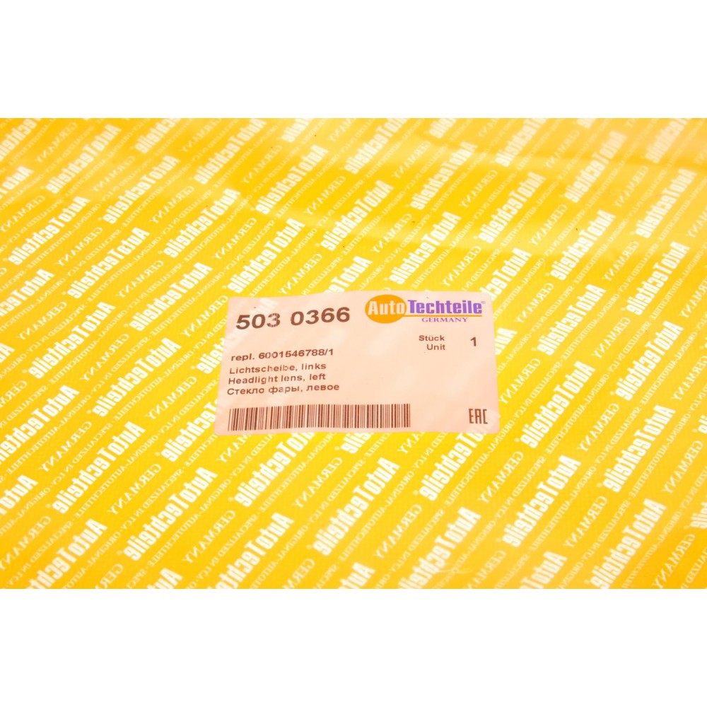 Скло фари Renault Logan 03-07 (L)