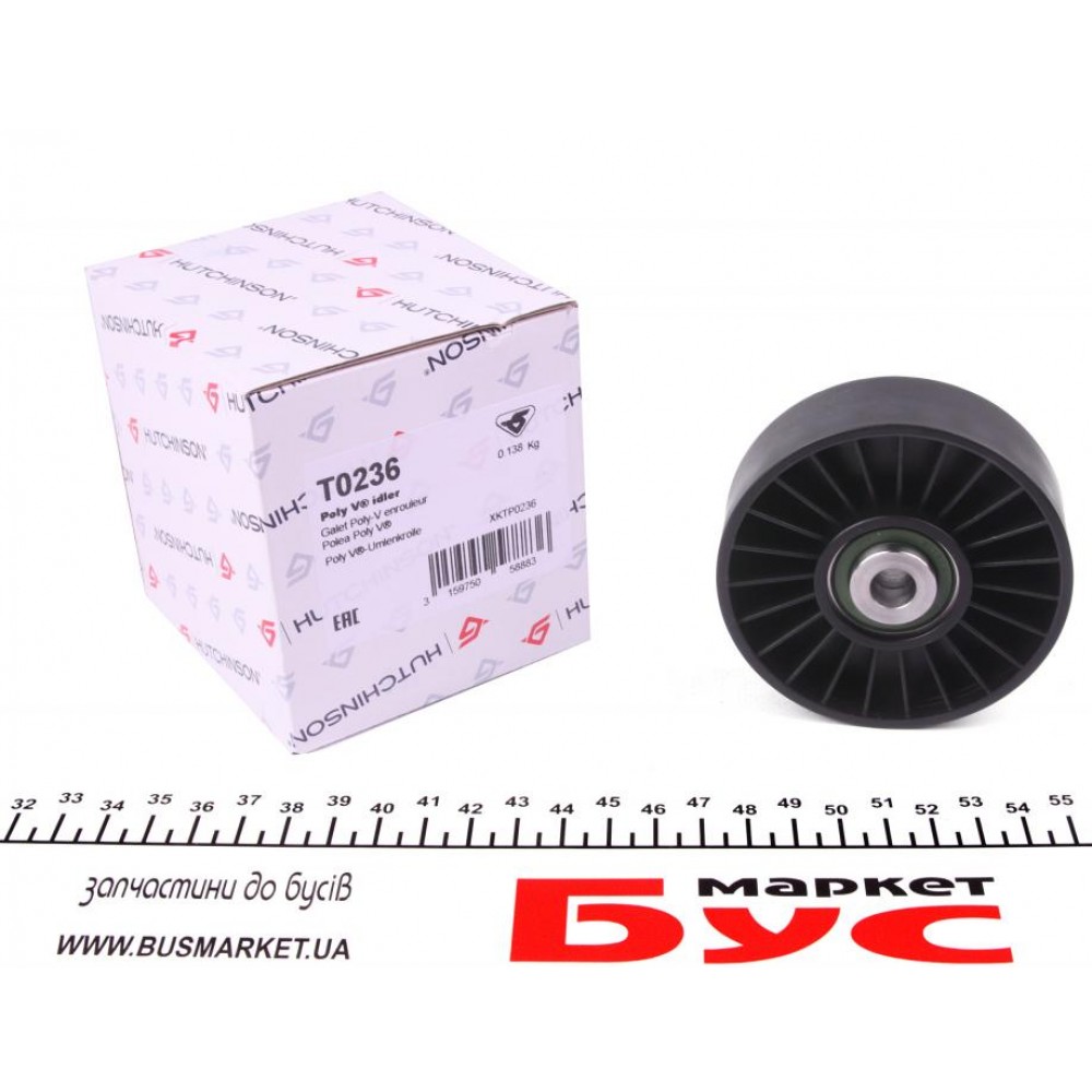 Ролик генератора Fiat Doblo 1.9JTD 01- (паразитний) (80х25)