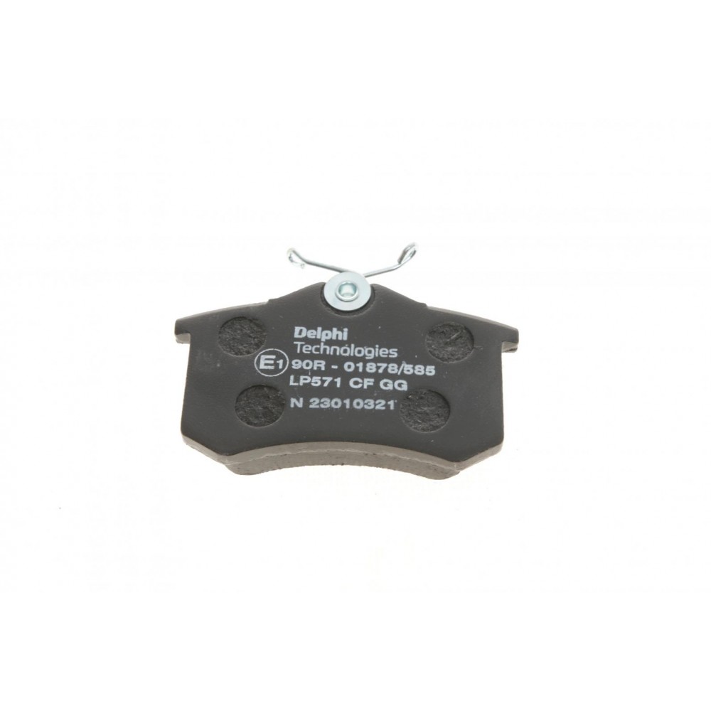 Колодки гальмівні (задні) VW Golf/Passat 83-02/ Peugeot 405 87-96 (TRW)