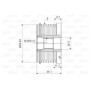Шків генератора Fiat Ducato 2.3/3.0JTD 06-