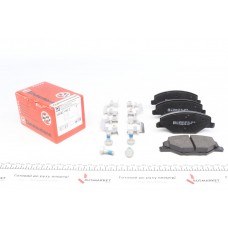 Колодки гальмівні (передні) Skoda Fabia/Rapid 06- (TRW) (з аксесуарами)