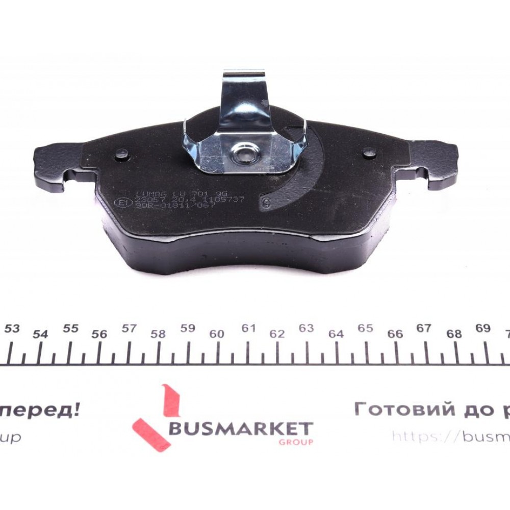 Колодки гальмівні (передні) Opel Astra G/H 98-/Combo 01-
