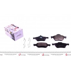 Колодки гальмівні (передні) Renault Megane II/Scenic II 1.4-2.0D 02- (Ate)