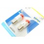 Автолампа P21W 12V BA15s (LED) (червона) (к-кт 2шт.)