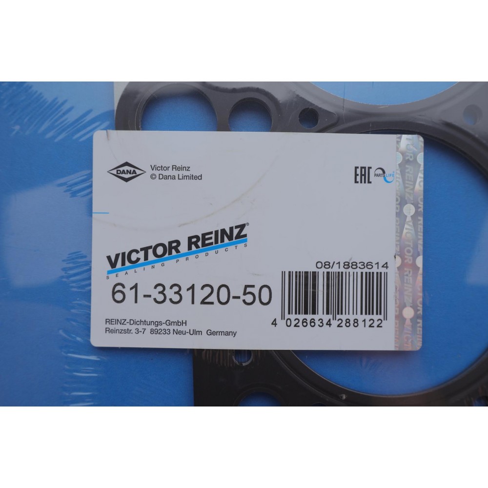 Прокладка ГБЦ VW Caddy 1.9TDI/SDI 95-04, Ø81,00mm, 1,61mm, 3 метки