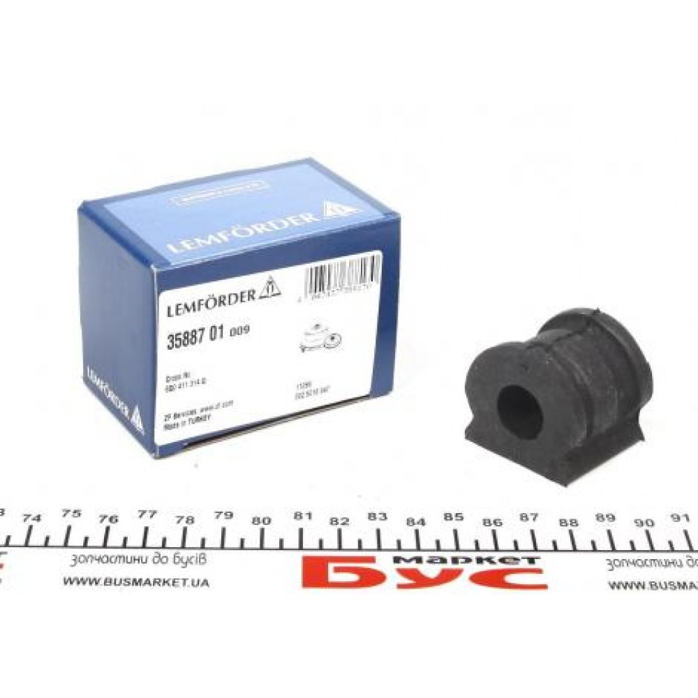Втулка стабілізатора (переднього) VW Polo/Skoda Roomster/Fabia 99- (d=17mm)