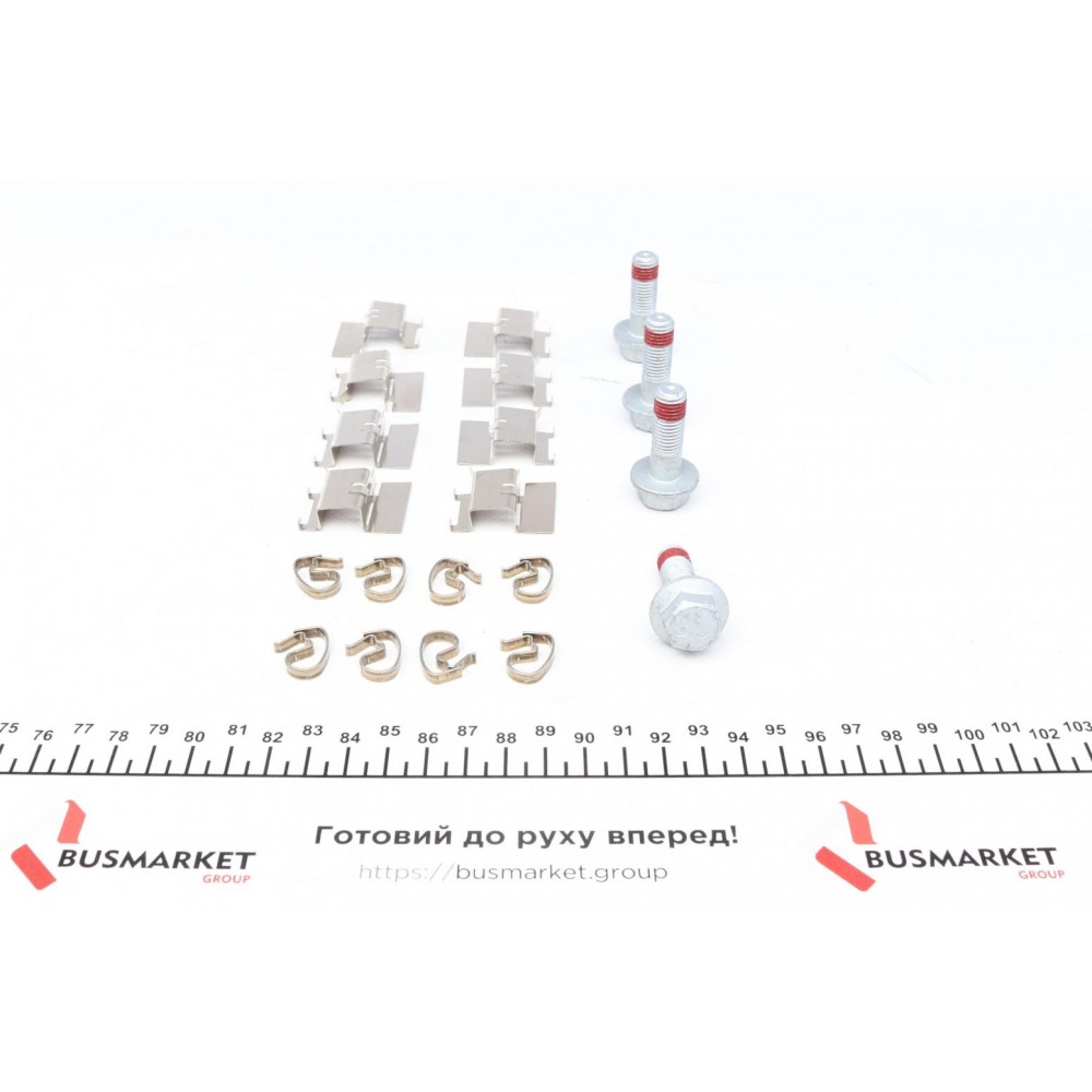 Колодки гальмівні (передні) VW Crafter 2.0TDI 16- (CBI) (177.55x70.8x20.7) (з аксесуарами)