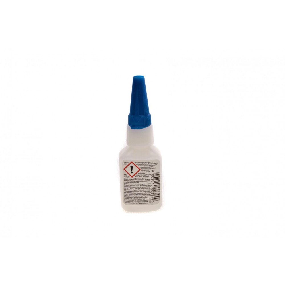 LOCTITE 406, 20g Суперклей для резини (-40 до +120°С) висока швидкість склеювання