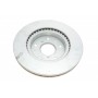 Диск гальмівний (передній) Fiat Sedici 06-14/Suzuki SX4 06-/Peugeot 208 18- (280x22) (з покр.) (вент)