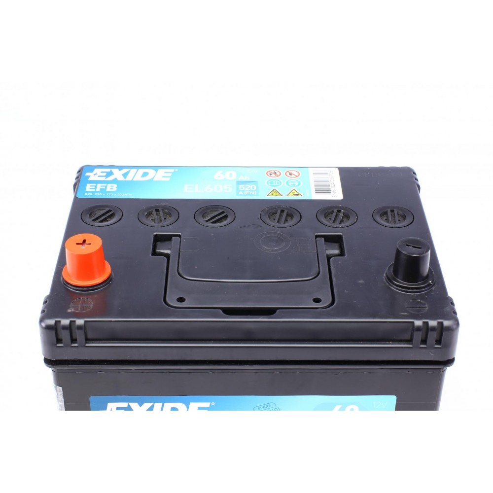 Акумуляторна батарея 60Ah/520A (230x173x222/+L/B00) (Start-Stop EFB) Азія