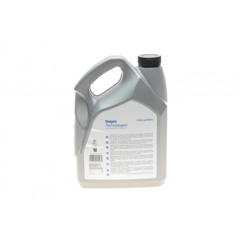 Олива 5W40 Delphi Prestige Super Plus C3 (5L) (RN0700/RN0710/VW 502.00/505.01/MB 229.31/MB226.5/Porsche A40/GM Dexos 2/Ford M2C 917A)
