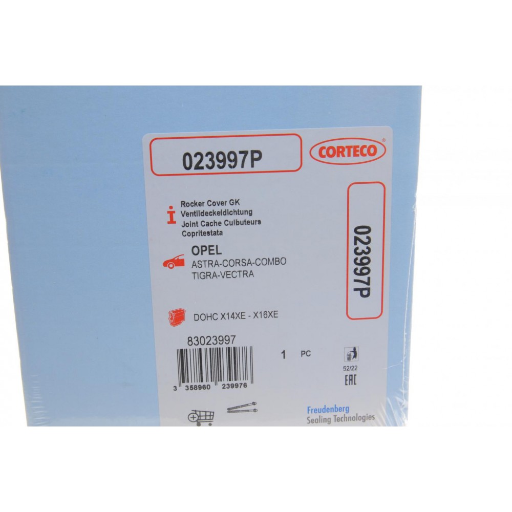 Прокладка кришки клапанів Opel Astra F/Vectra B 1.4i/1.6i 16V 92-05