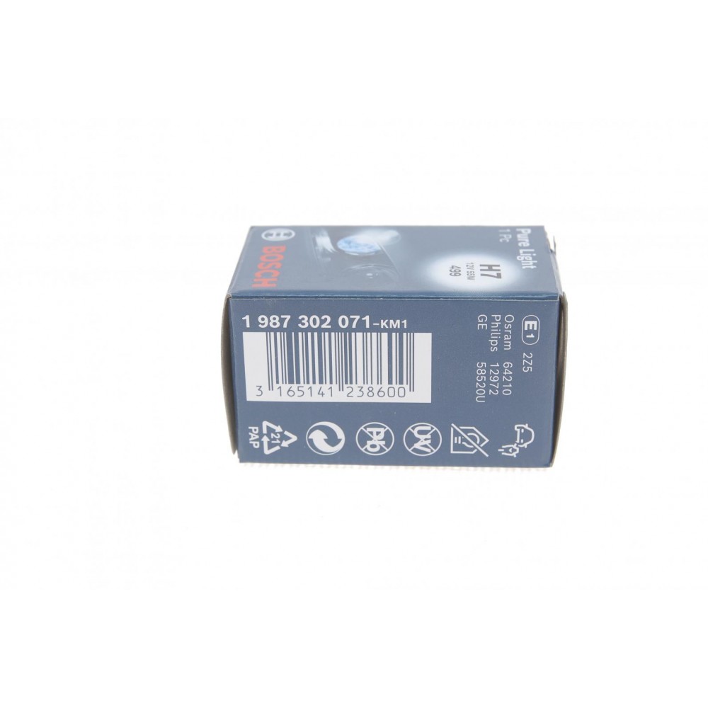 Автолампа H7 12V 55W PX26d Pure Light