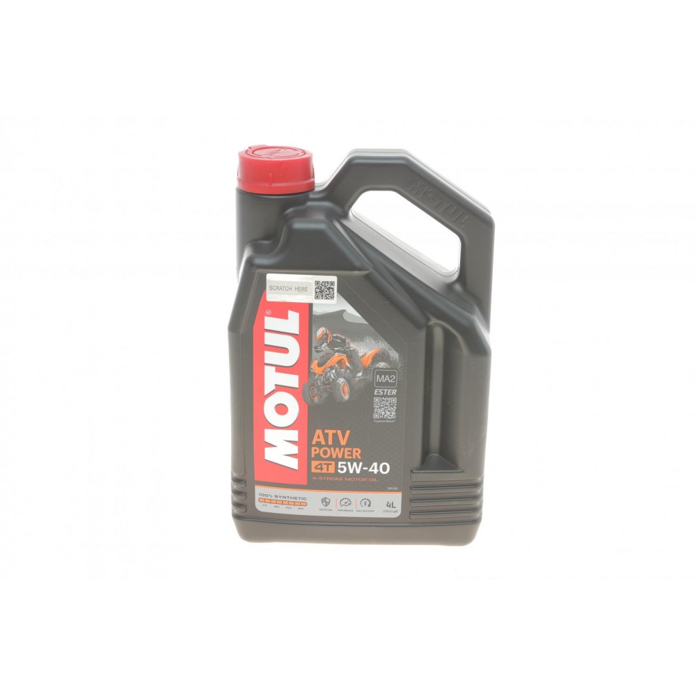 Олива 5W40 ATV Power 4T (4L) знятий з виробн