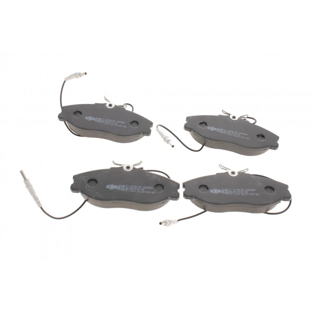 Колодки гальмівні (передні) Citroen Xsara 98-05/Peugeot 306 96-01/406 95-04/607 00-11 (+датчики)
