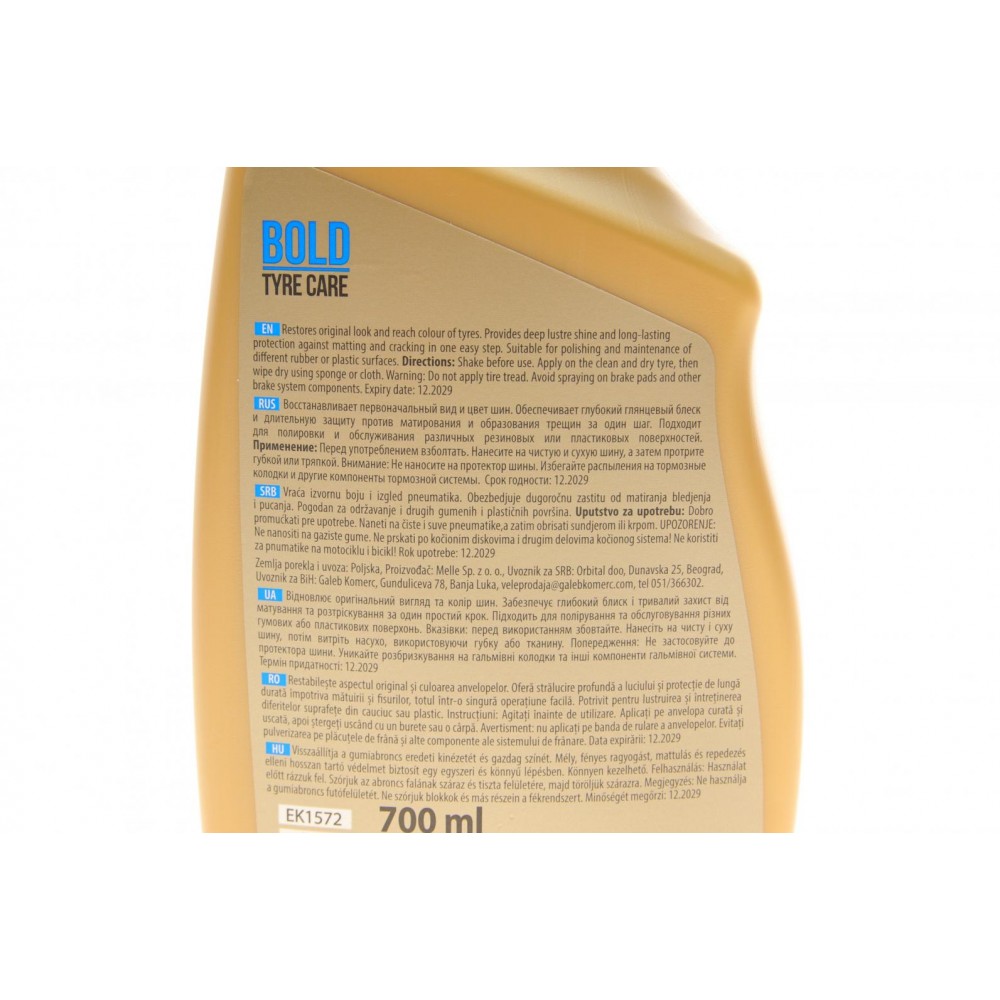 Засіб для догляду за шинами Bold Atom  (700ml)