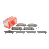 Колодки гальмівні (передні) Nissan Qashqai II/X-Trail/ Renault Kadjar 13- (141.9x59.8x18) (Akebono)