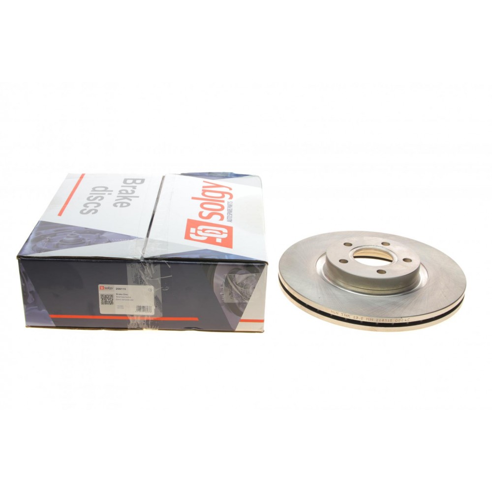 Диск гальмівний (передній) Ford C-Max/Focus II-III/Kuga I-II/Connect/Volvo C30/C70/S40 03- (300x25)