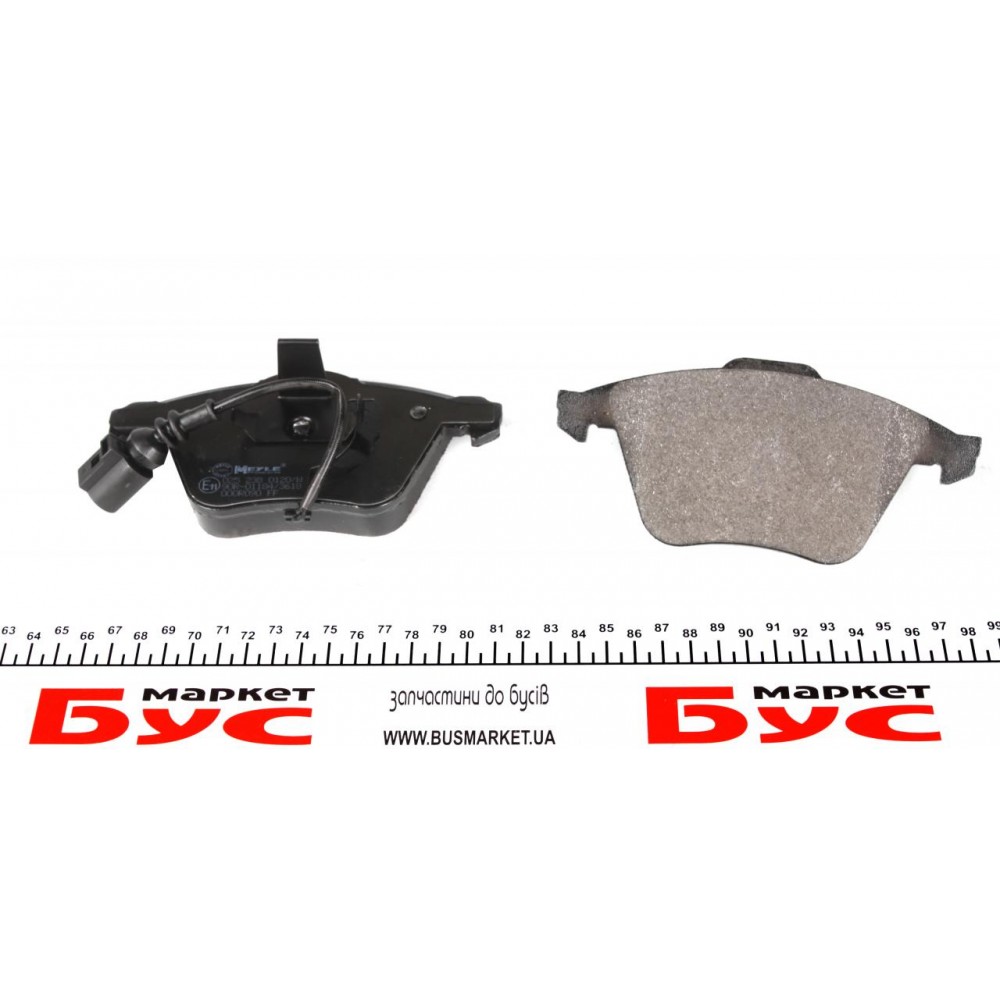 Колодки гальмівні (передні) Audi A3/Seat Leon/Skoda SuperB/VW Golf/Passat 03-15