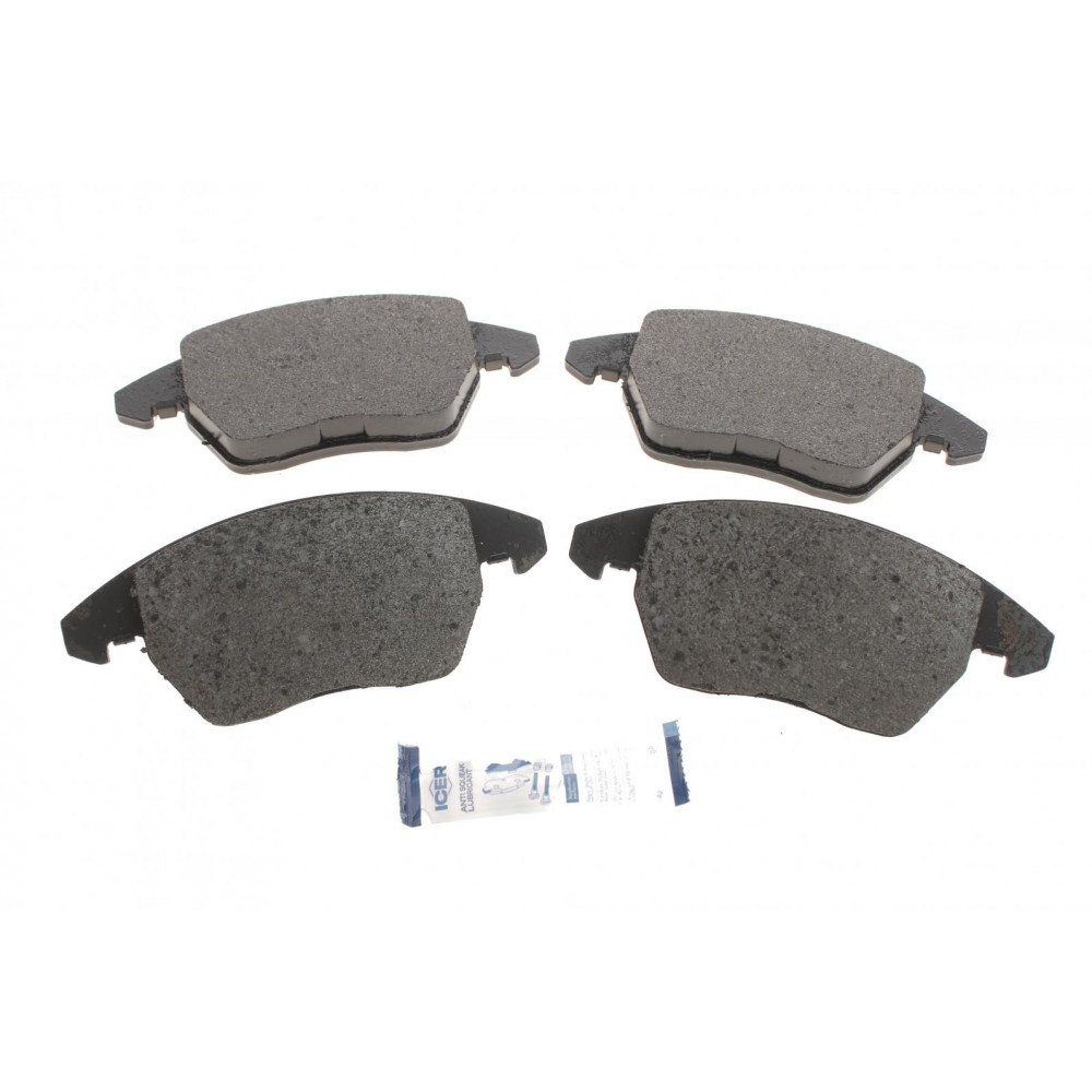 Колодки гальмівні (передні) Citroen C4 04-11/Peugeot 207/308 07-14/208 12-/307 03-09/3008 09-16