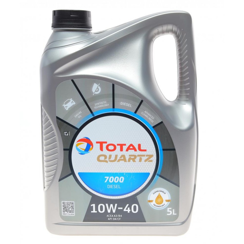 Олива 10W40 Quartz 7000 Diesel (5L) (MB229.1/VW505.00) (201524)