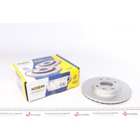 Диск гальмівний (передній) Chevrolet Aveo 03-/Daewoo Lanos 97-/Opel 84-02 (236x20)(з покр)(вент)
