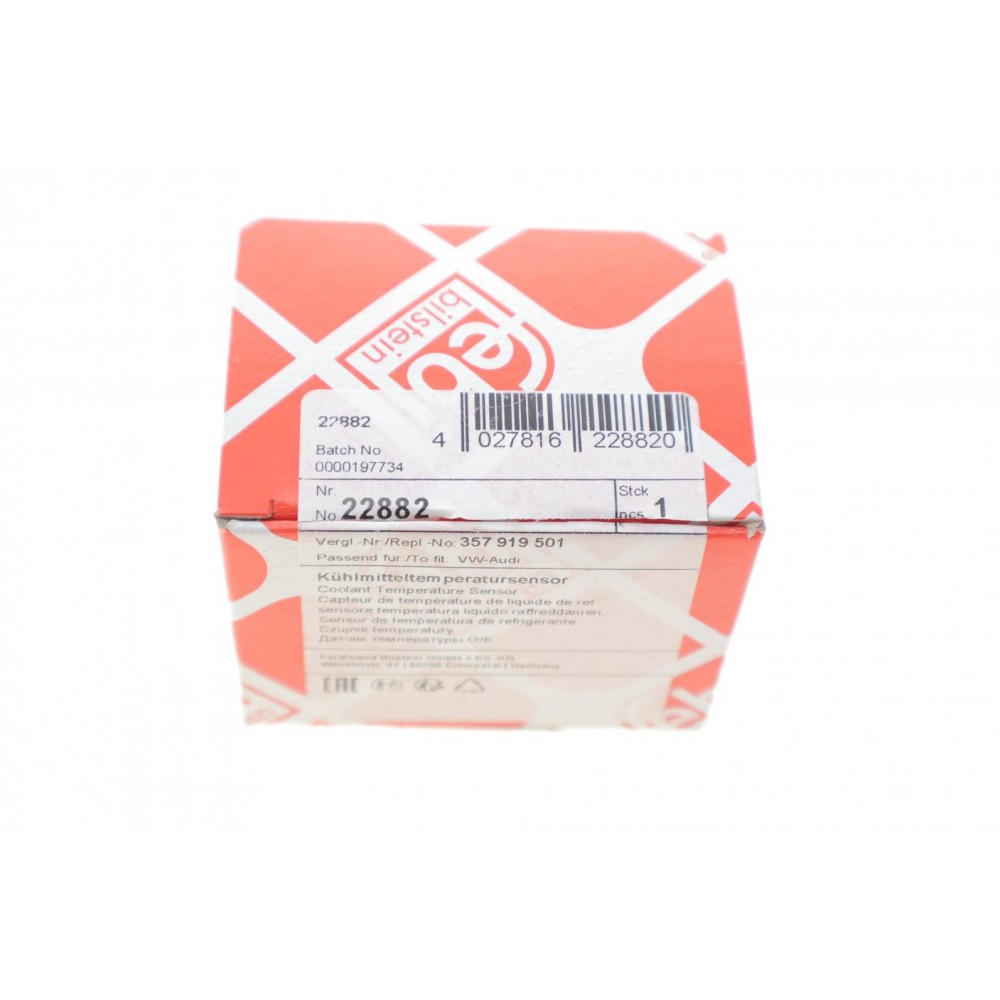 Датчик температури охолоджуючої рідини VW LT 2.4TD/Caddy II 1.9/T4 1.9/2.4D (4 конт.)
