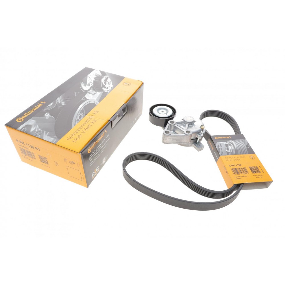Комплект ременя генератора VW T5 1.9 TDI 03-09/Audi A3 1.9 TDI 00-03 (6PK1120)