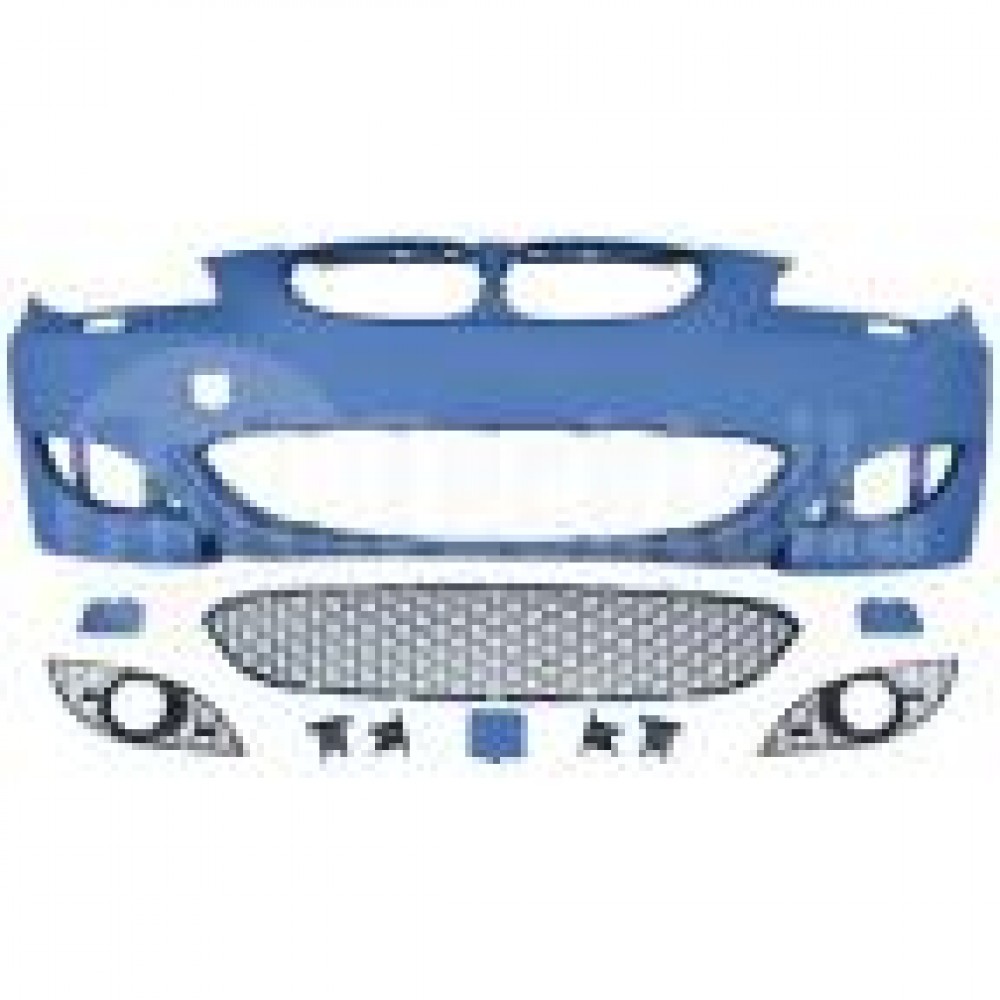 Бампер (задній) BMW 5 (E60) 03-09 (із отвором для противотуманки/M5)
