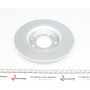 Диск гальмівний (задній) Mazda 6 02-13/626 V 98-02/323 F/S 01-04 (280x10) (з покриттям) (повний)