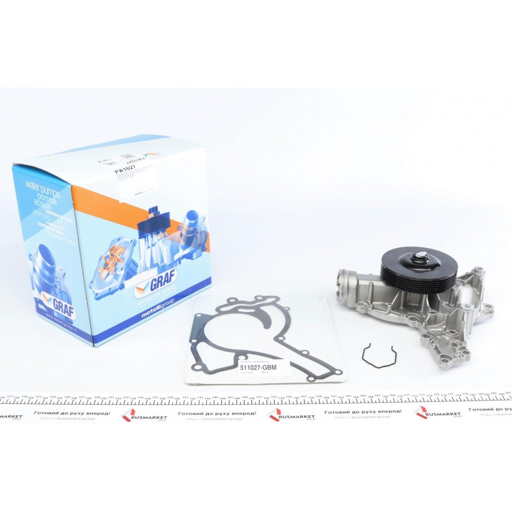 Помпа води MB W203/W204/W211/W212/W164/W251/W221 2.5/3.0/3.5 05-15 (R/B)(5 лоп)(6 кан)(h шківа=24мм)