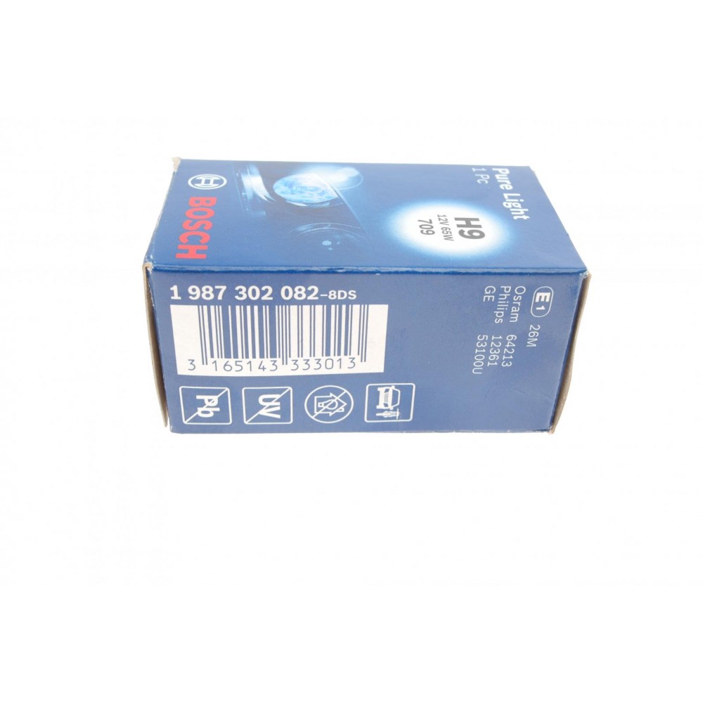 Автолампа H9 12V 65W PGJ19-5 Pure Light