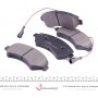 Колодки гальмівні (передні) Citroen Jumper/Fiat Ducato/Peugeot Boxer 2.0-3.0HDi 06- R16(з датчиком)