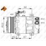Компресор кондиціонера Fiat Ducato 2.3/3.0JTD 02-/Peugeot Boxer/Citroen Jumper 2.2/3.0HDi 06-