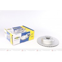 Диск гальмівний (передній) BMW 5 (F10/F11)/Brilliance 5 (F10/F18) 10-17 (330x24) (з покр.) (вентил.)