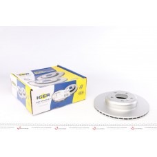 Диск гальмівний (передній) BMW 5 (F10/F11)/Brilliance 5 (F10/F18) 10-17 (330x24) (з покр.) (вентил.)