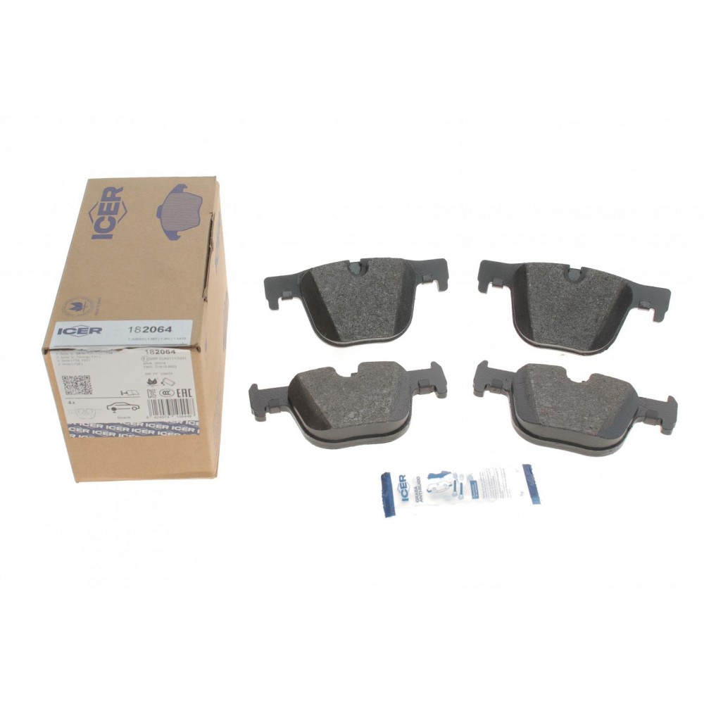 Колодки гальмівні (задні) BMW 3 (F30/F31/F34/F80)/4 (F32/F36/F82) 11-