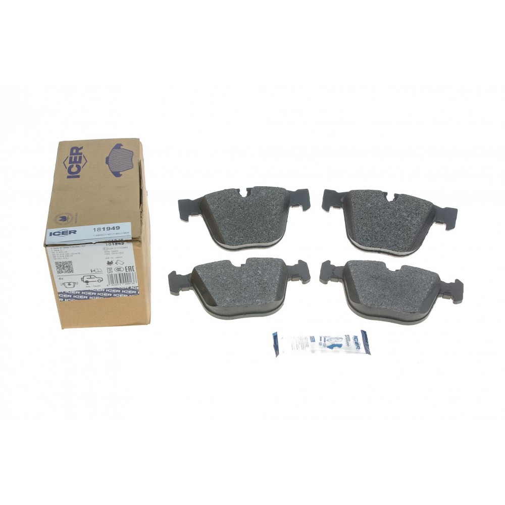 Колодки гальмівні (задні) BMW 5 (F07) 09-/7 (F01-F04) 08-15/X5 (E70/F15/F85)/X6 (E71/E72/F16) 06-