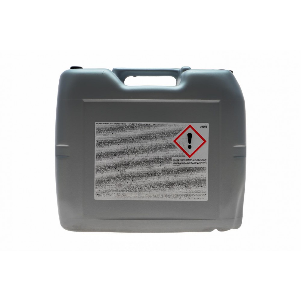 Олива 10W40 HIGHTEC FORMULA GT HC (20L) (ACEA E7/ACEA A3/B4) (MB 229.1/VDS-3/MB 229.3/MAN M3275-1)