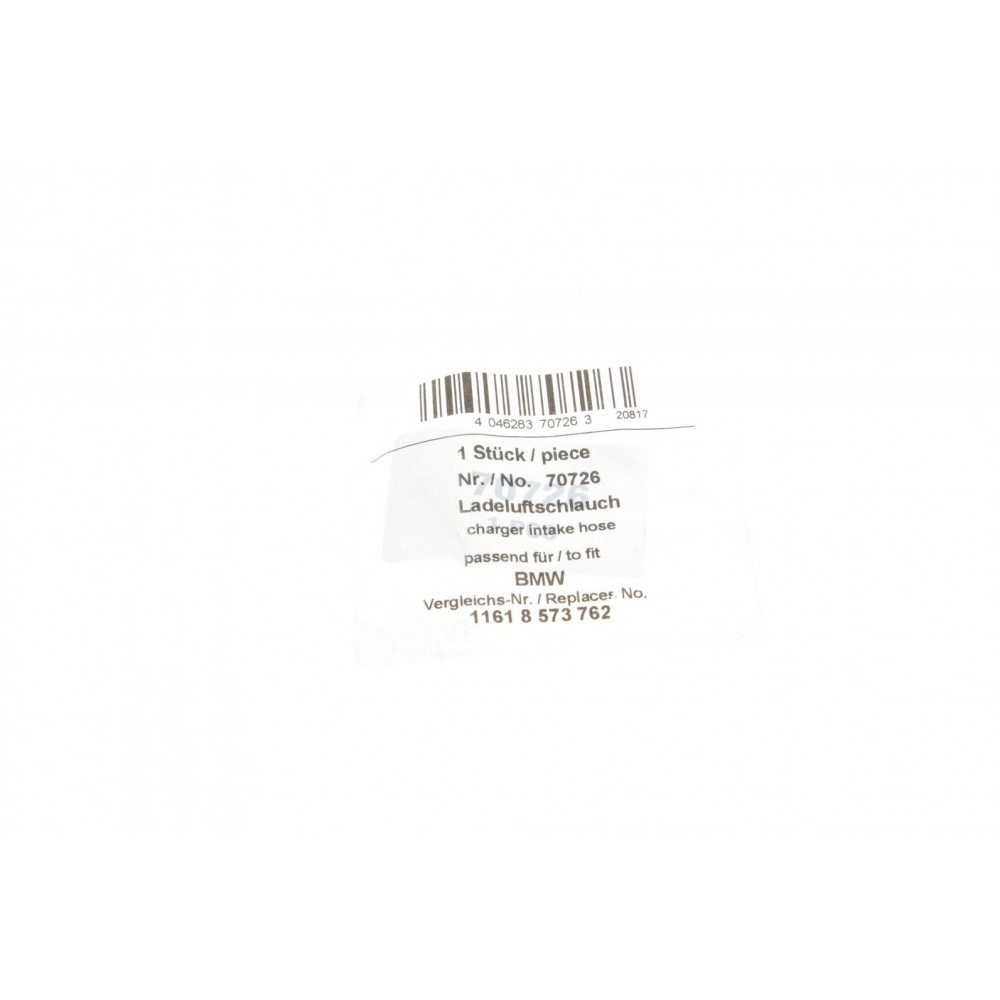 Патрубок інтеркулера (R) BMW 3 (F30)/4 (F33) 2.0d 13- (B47/N47)